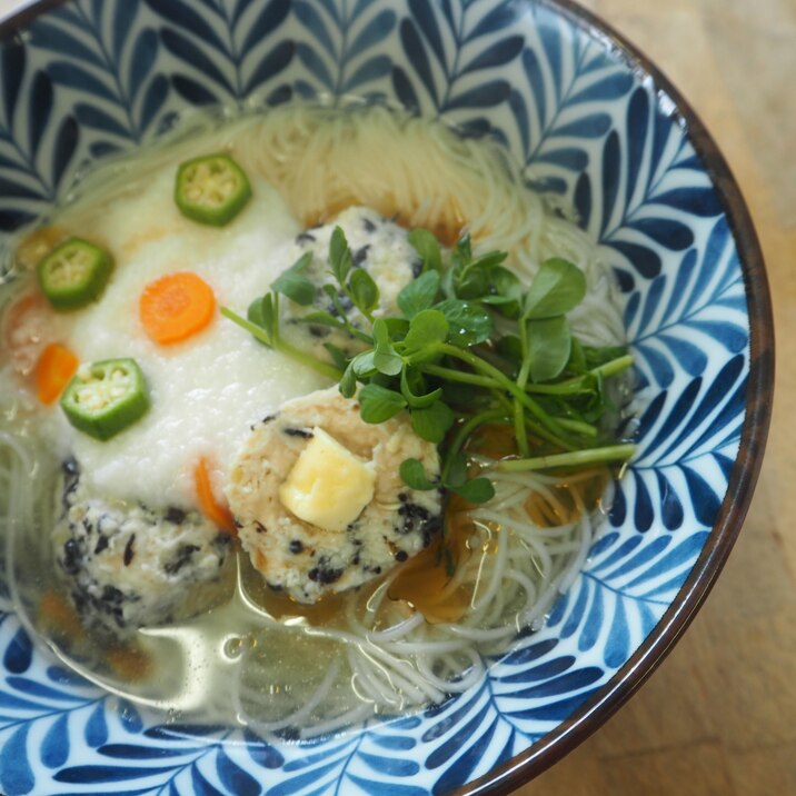 肉団子にゅうめん レシピ 作り方 By ヴィッセル神戸のあっこさん 楽天レシピ